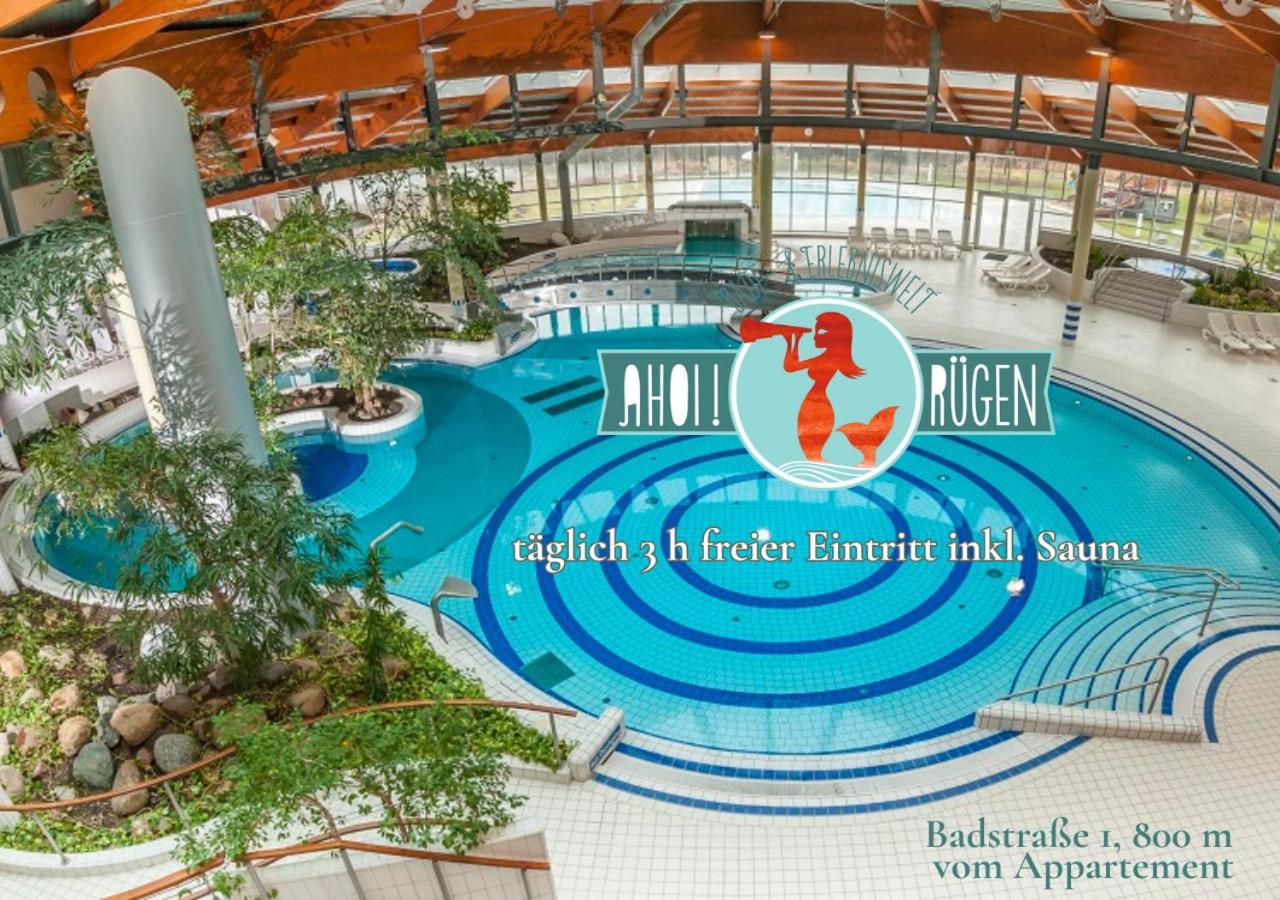 Das Appartement Inselliebe Ruegen Inkl Sauna Und 3H Taeglich Eintritt Ahoi Schwimmbad Sellin Kültér fotó